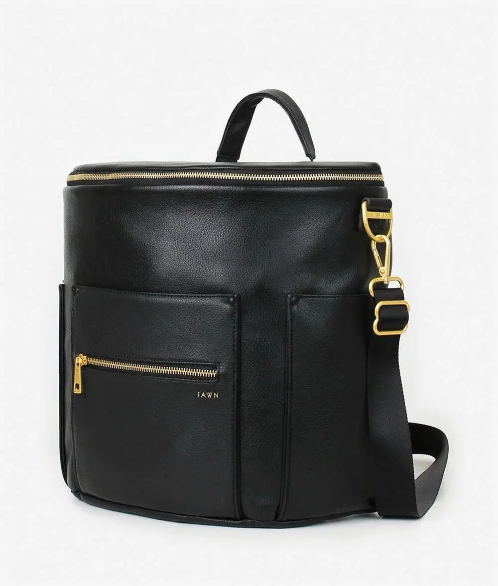 Fawn Design Black Diaper Bag the Original